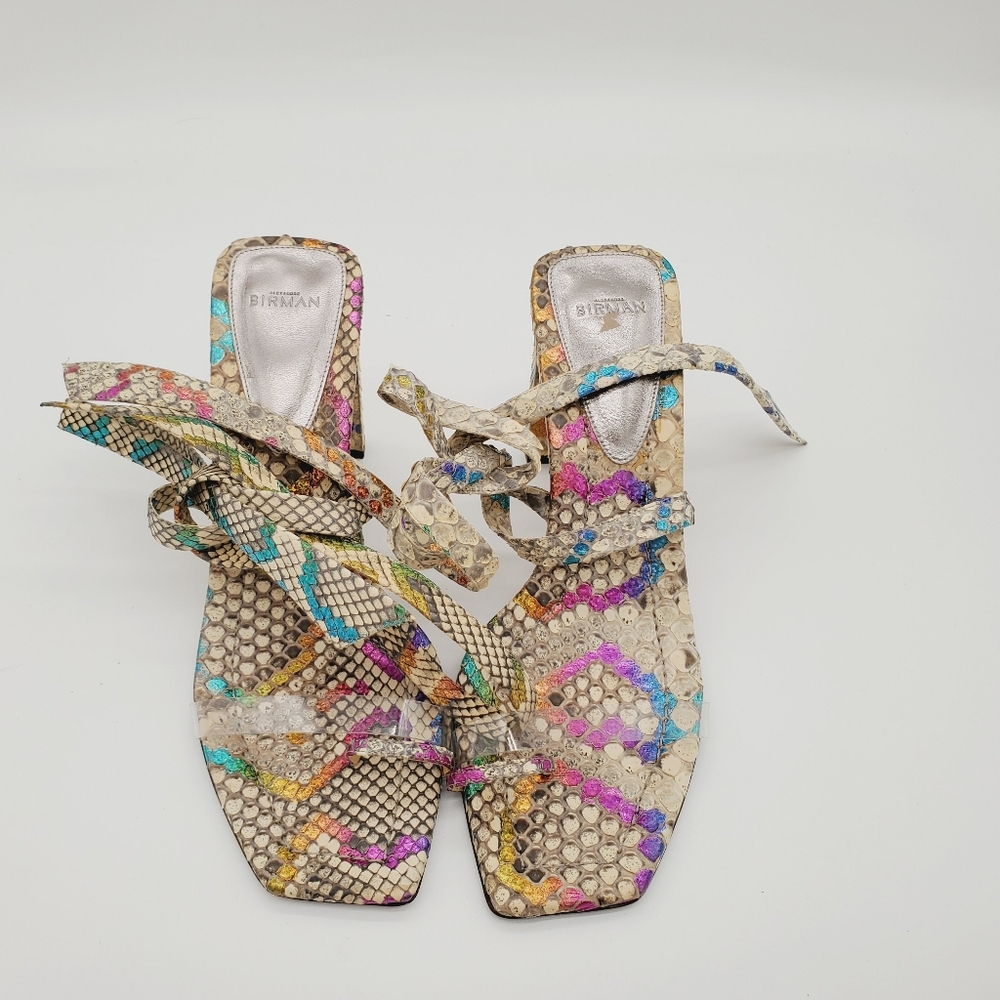 Alexandre Birman Katie Python Sandals 40 - image 6